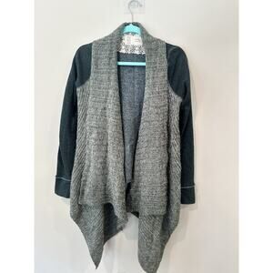 Anthropologie Saturday Sundays Casado Open Front Knit Cardigan Waterfall 2161